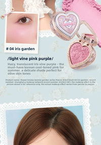 Matte Finish Rose Garden Blush Powder for Natural Cheek Contouring
