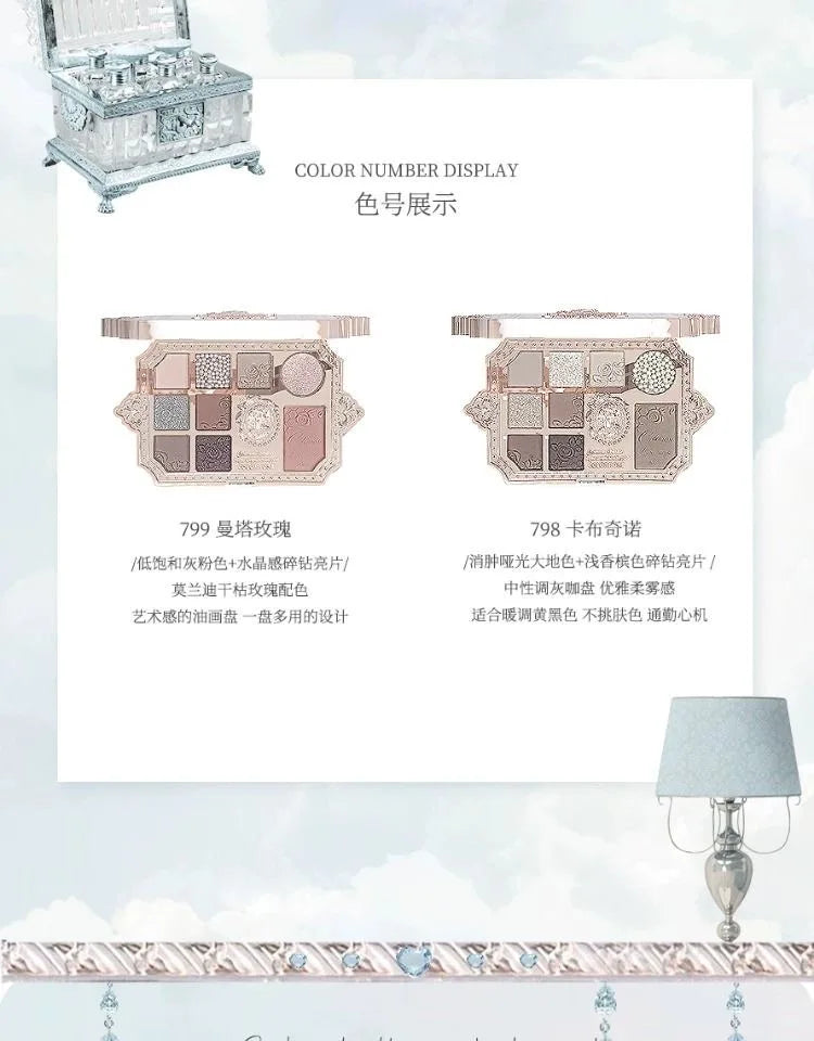 All-in-One 9-Color Makeup Eyeshadow Palette - 9