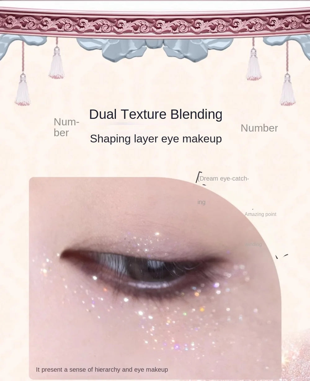 Long-Lasting Liquid Glitter Eyeshadow for Shimmering Eye Makeup - 10
