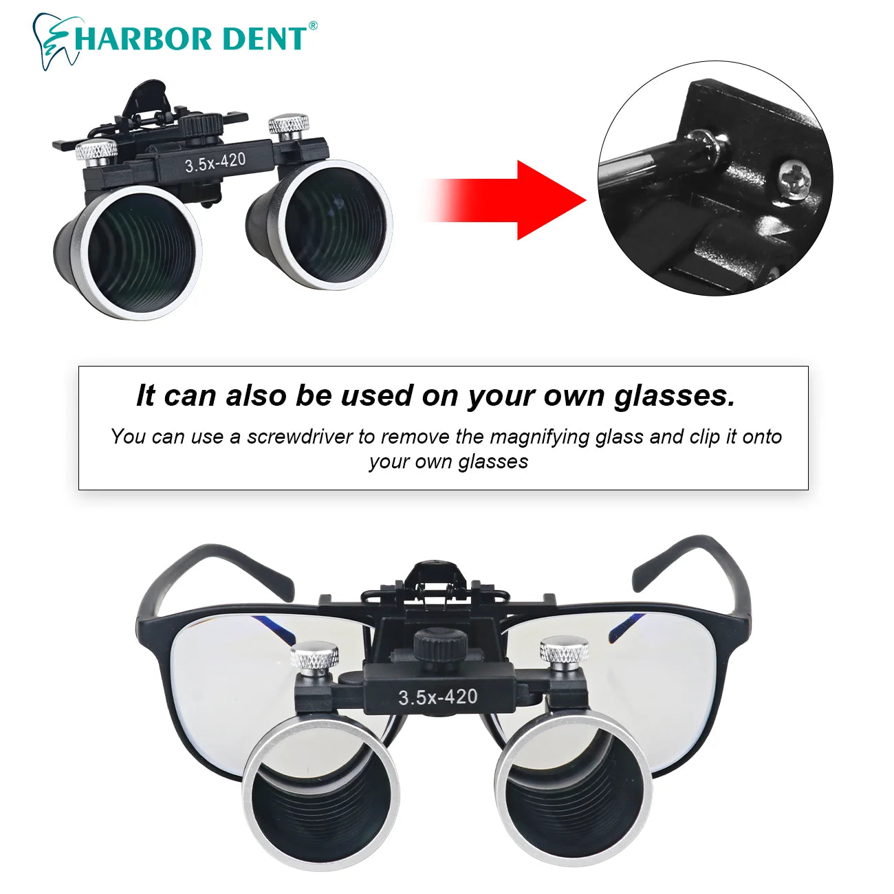 Ergonomic Dental Magnifying Loupes for Precision Work - 4
