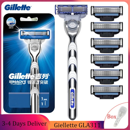 3-Blade Manual Shaving Razor for Men