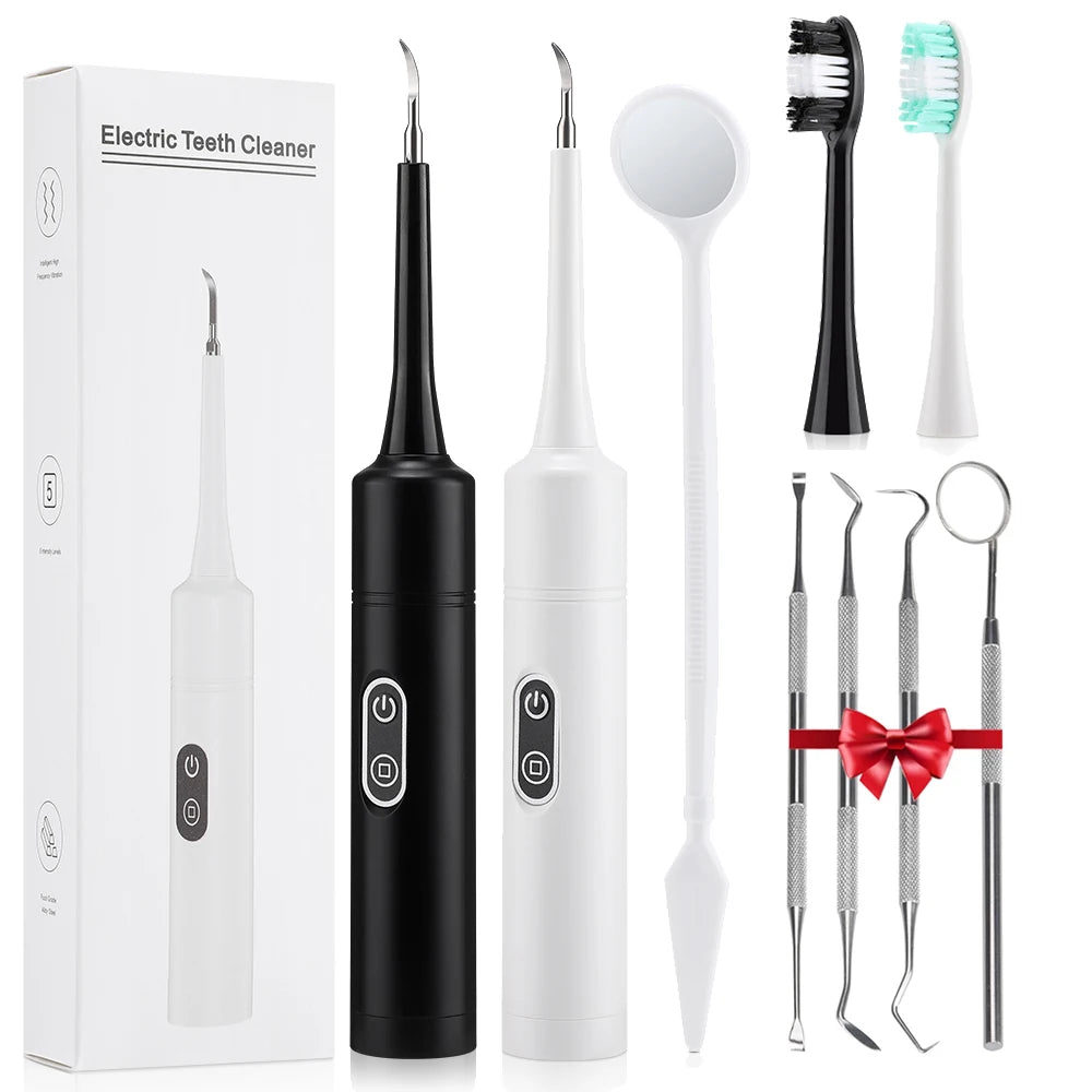 2-in-1 Electric Sonic Tooth Cleaner and Plaque Remover - 1