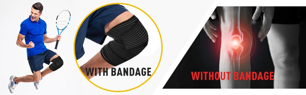 Adjustable Elastic Compression Support Wrap for Joints and Muscles - 11