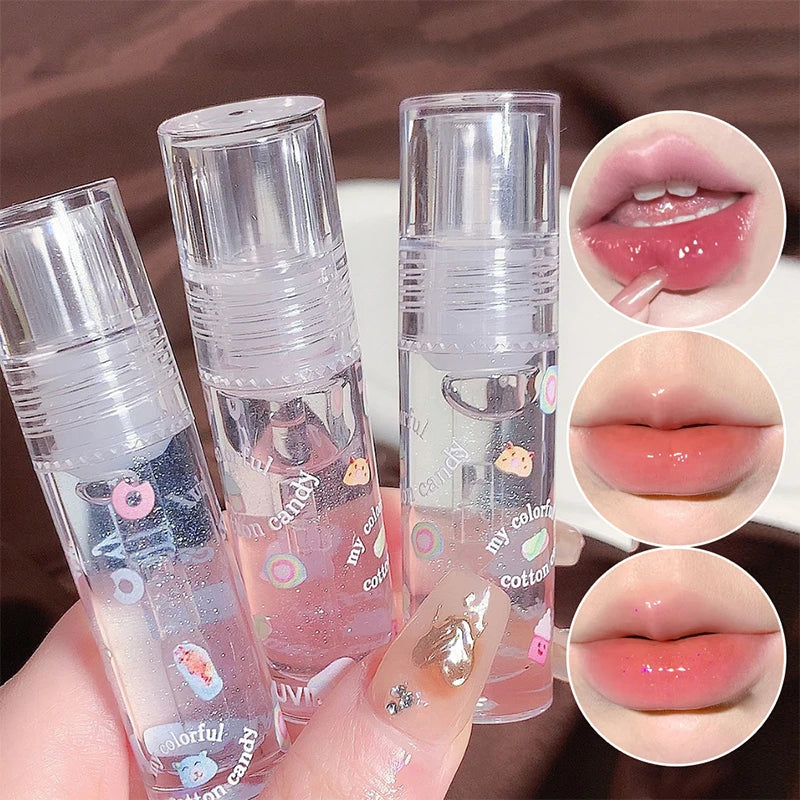 Hydrating Shimmering Lip Gloss for Glassy Lips