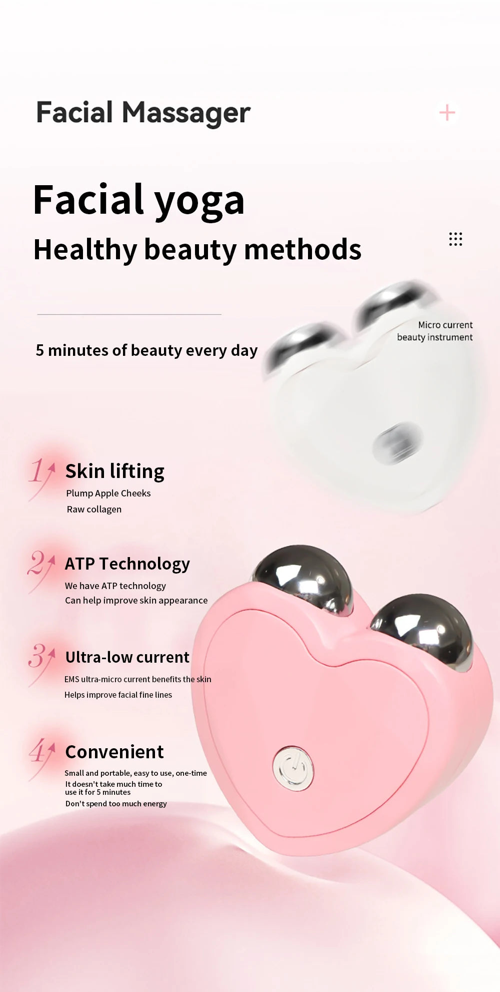 Microcurrent Facial Lifting and Tightening Device - 11