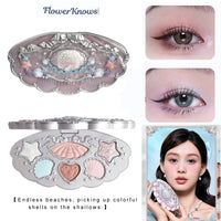 6-Color Ocean Theme Eyeshadow Palette