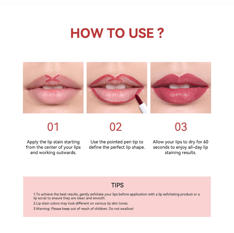 Dual-Sided Long-Lasting Lip Contour & Fill Stain - 25