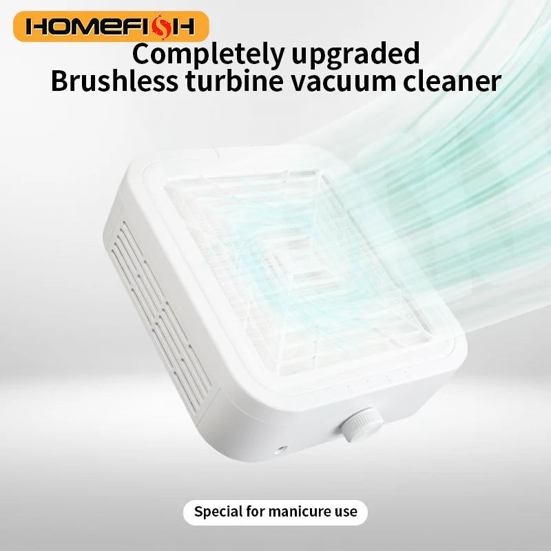 120W Professional Nail Dust Collector Vacuum - 7