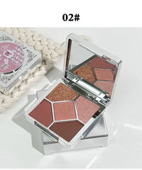5-Color Shimmer and Matte Eyeshadow Palette
