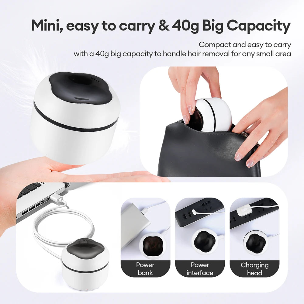 Portable Mini Wax Heater Kit for Painless Hair Removal - 6