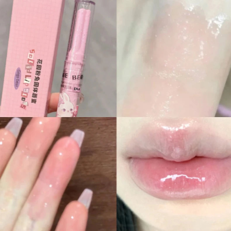 Hydrating Solid Bunny Lip Gloss for Glossy Shine - 20