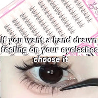 DIY Natural Lower Cluster Eyelashes for Beginners