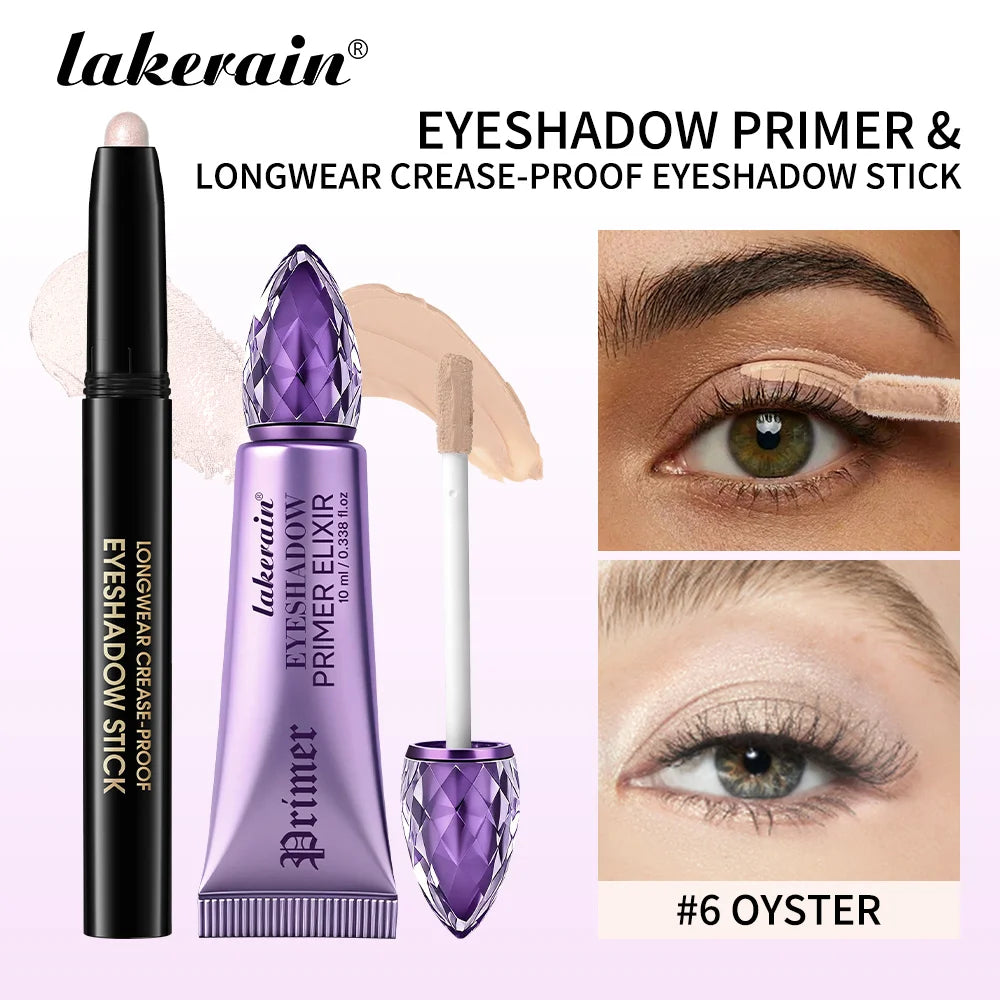 Waterproof Long-Lasting Eyeshadow Stick and Primer Set - 31