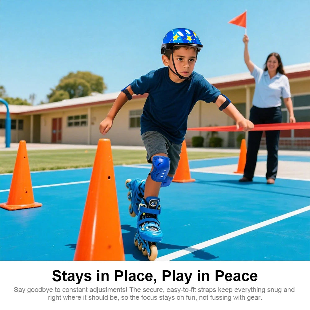 Kids Protective Helmet and Safety Gear Set for Sports - 5