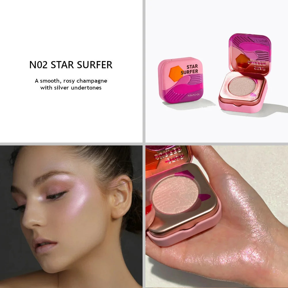 Chameleon Diamond Highlighter and Eyeshadow Palette - 12
