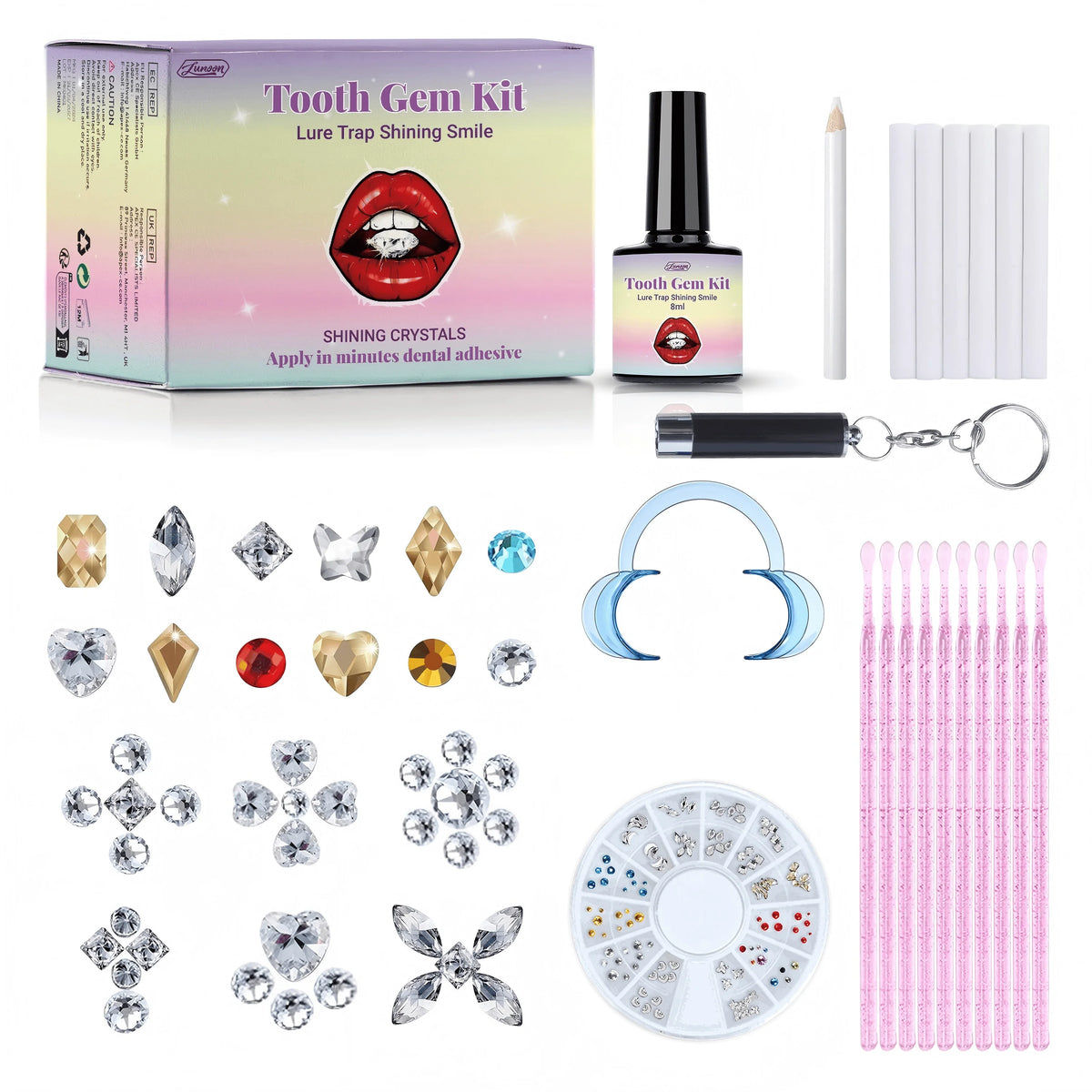 DIY Professional Tooth Gem Application Kit