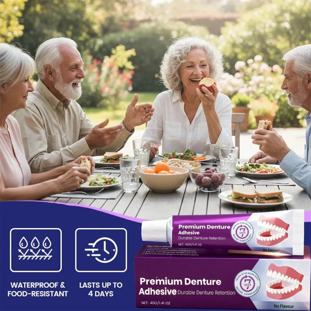 Long-Lasting Denture Adhesive Cream for Secure Fit - 4