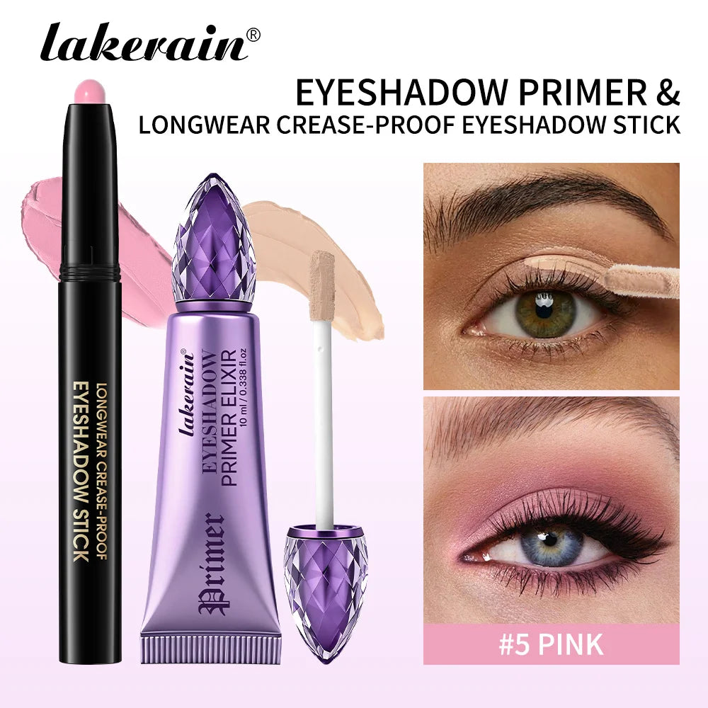 Waterproof Long-Lasting Eyeshadow Stick and Primer Set - 32