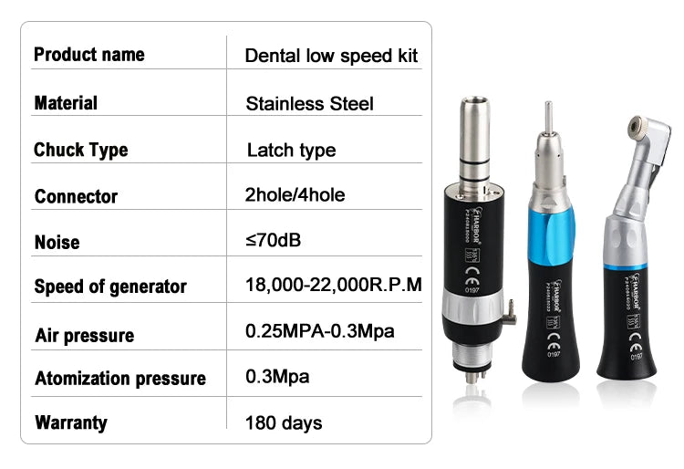 Professional LED Dental Handpiece Kit with Air Motor - 9
