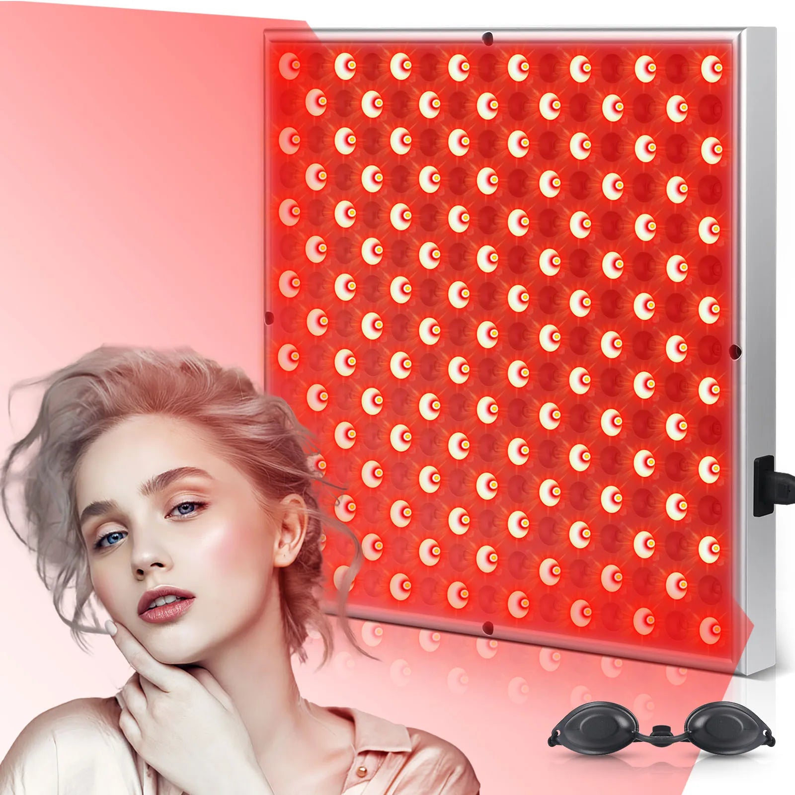 225 LED Red Light Therapy Panel for Skin Rejuvenation and Pain Relief - 1