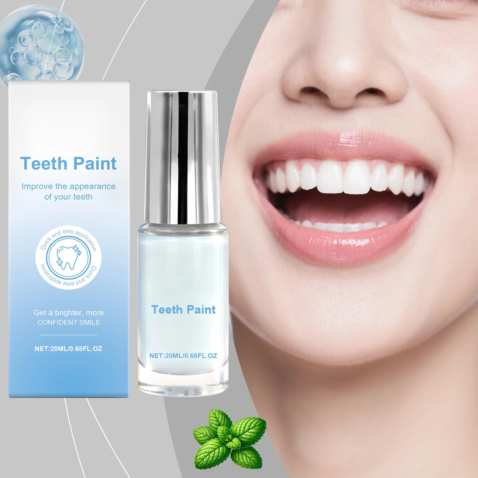 Instant Teeth Whitening Paint for Brighter Smiles - 2