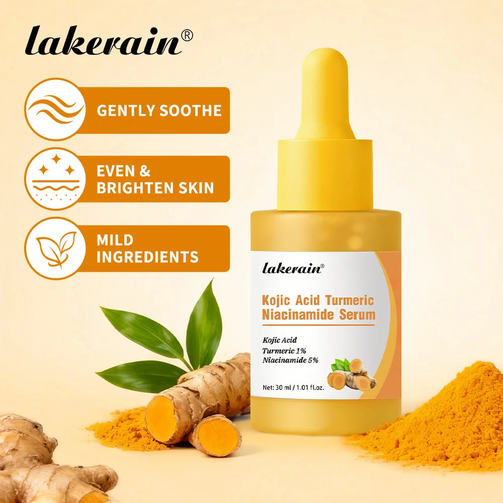Brightening Kojic Acid and Turmeric Face Serum - 3