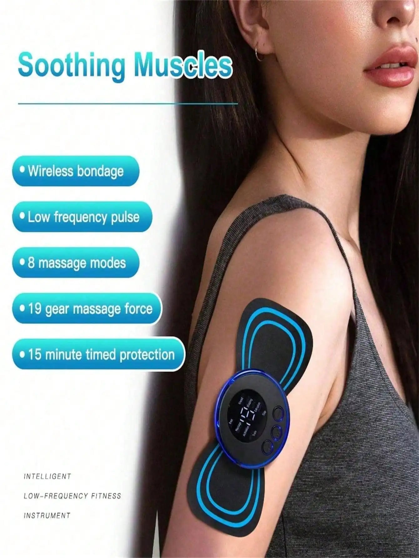 EMS Portable Wireless Muscle Stimulator Massager - 12