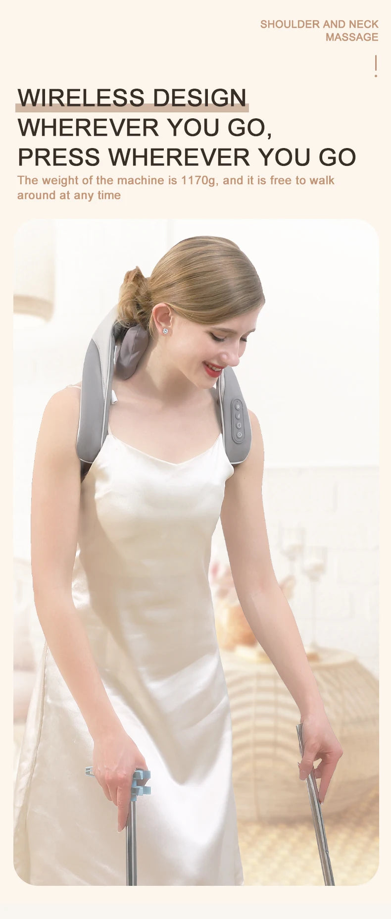 Wireless 6D Neck and Shoulder Deep Tissue Massager - 13