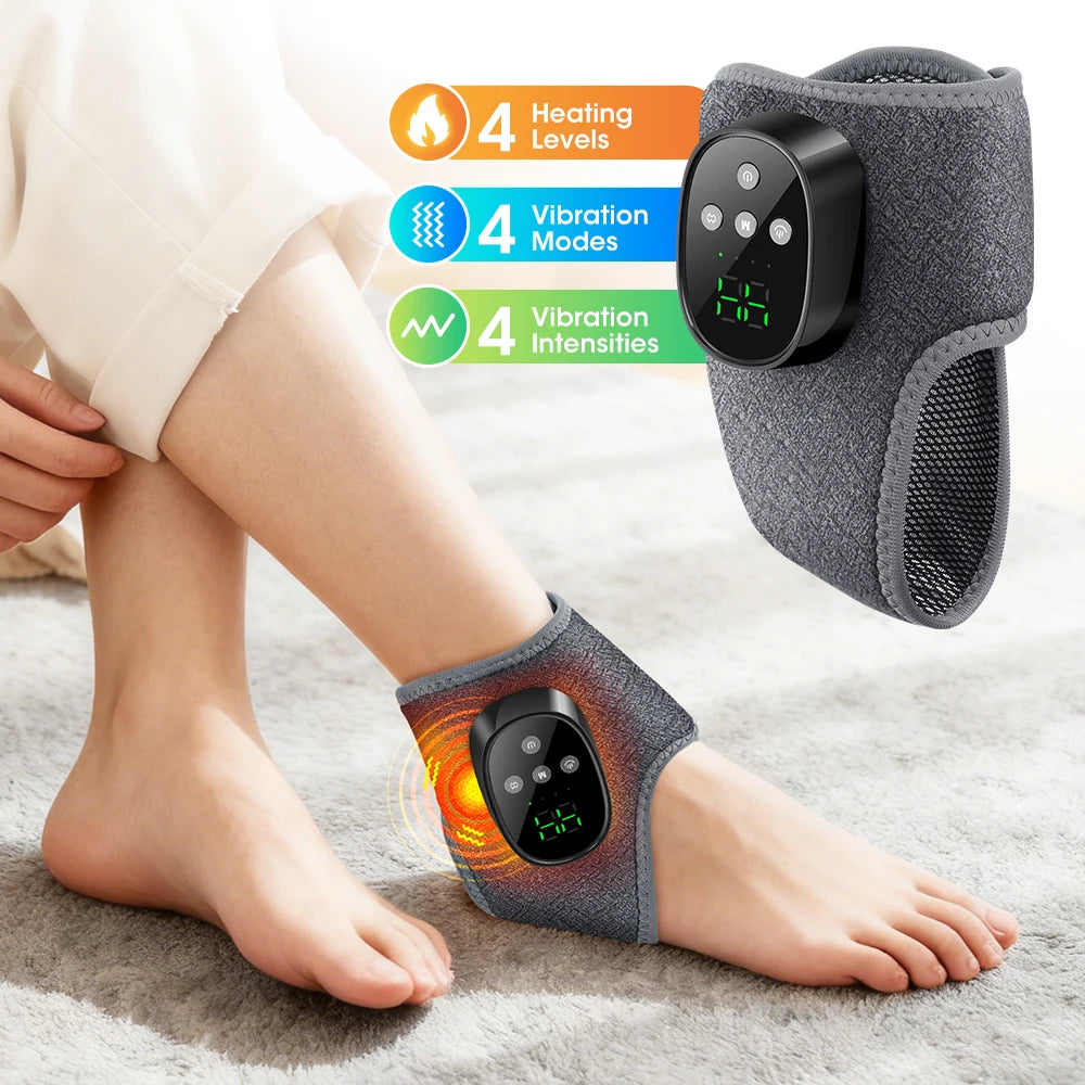 Portable Heated Vibration Leg and Foot Massager - 32