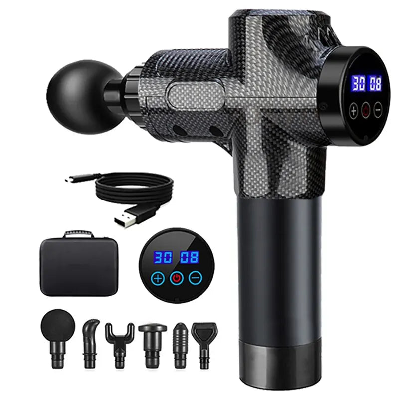 Portable Deep Tissue Percussive Massage Gun for Muscle Recovery - 1