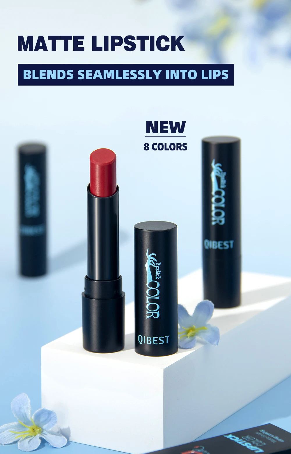 Long-Lasting Velvet Matte Lipstick for All-Day Wear - 7