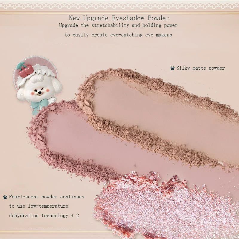 8-Color Glitter and Matte Eyeshadow Palette - 4