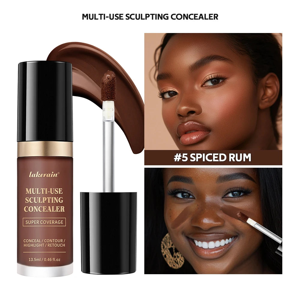 5-Color Waterproof Sculpting & Full Coverage Concealer - 20