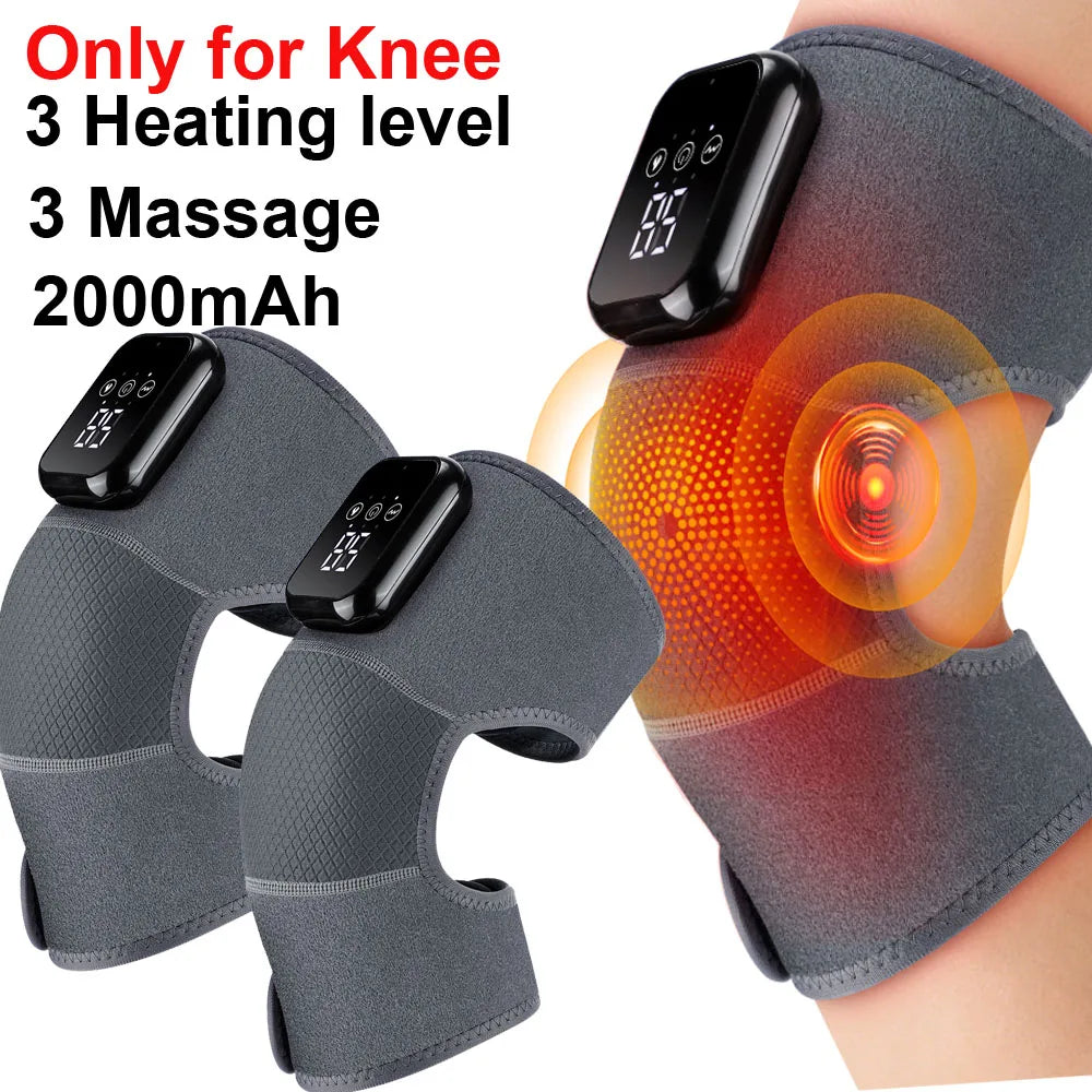 Heated Vibrating Knee Massager for Joint Pain Relief - 23