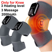 Heated Vibrating Knee Massager for Joint Pain Relief