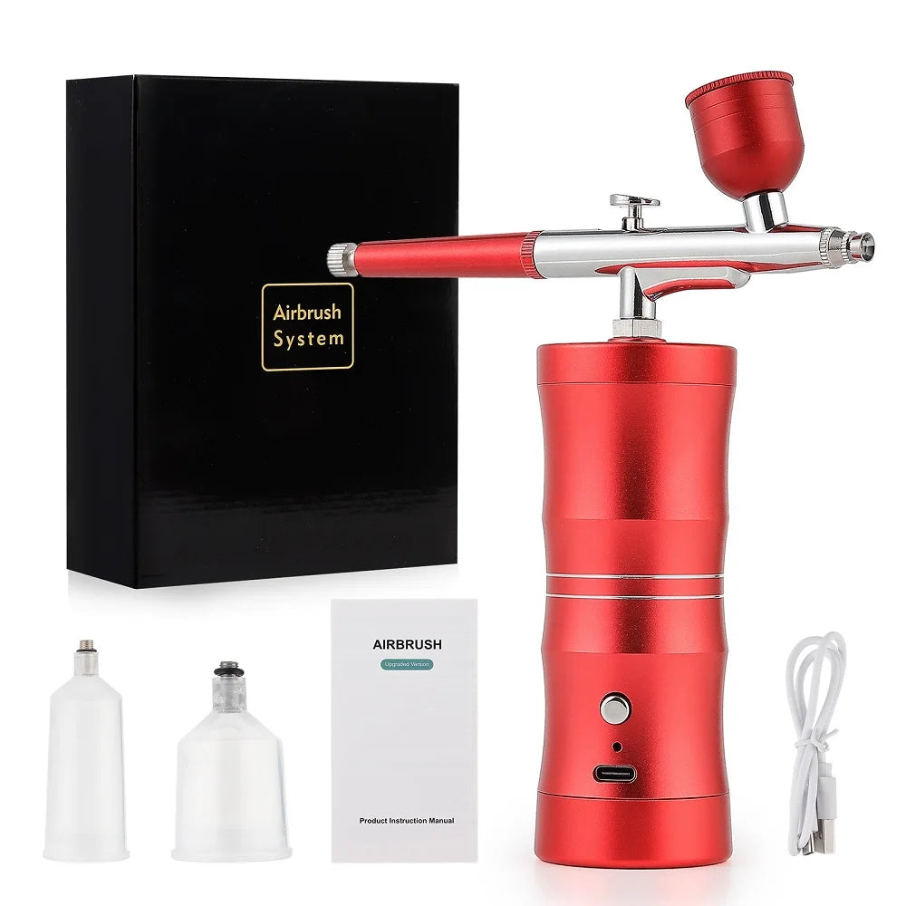 Portable Mini Airbrush Kit for Nail Art and Makeup - 39
