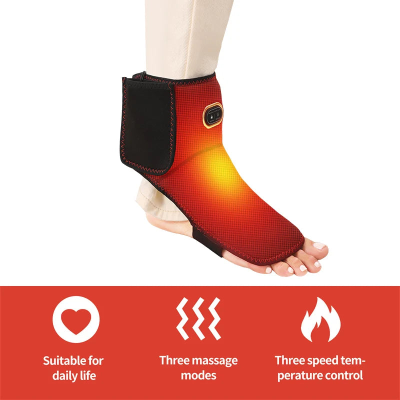 Heated Ankle Support Massager for Joint Pain Relief - 5