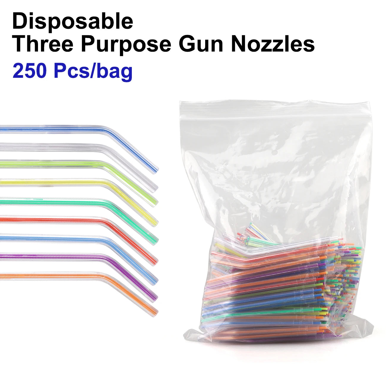 Disposable Dental Triple Air Water Syringe Tips - 13