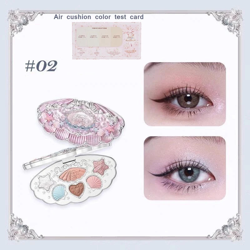6-Color Bunny Garden Eyeshadow Palette - 12