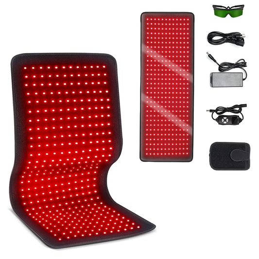 Wearable Red and Infrared Light Therapy Wrap for Muscle Recovery