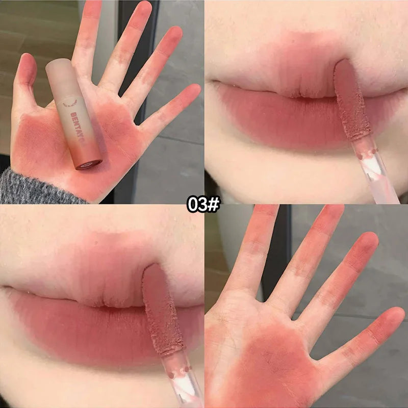 Velvet Matte Lip Mud Tint for Long-Lasting Soft Focus Finish - 20