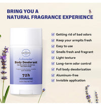 Long-Lasting Invisible Body Deodorant Stick