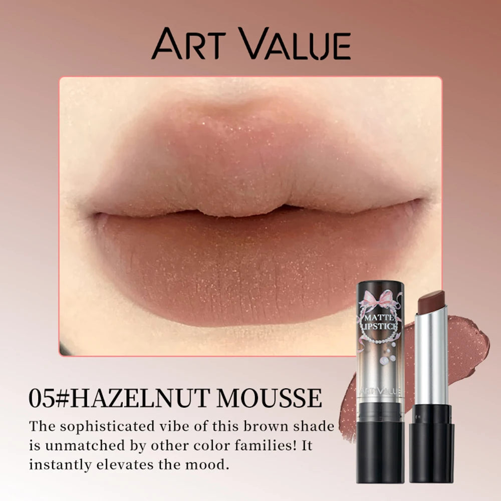 Long-Lasting Waterproof Matte Lipstick - 25
