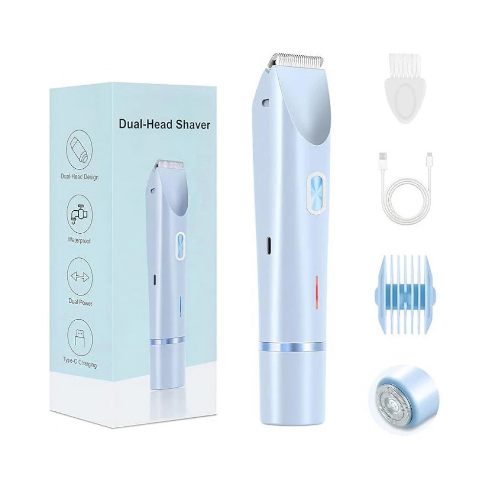2-in-1 Waterproof Electric Bikini and Body Trimmer - 8