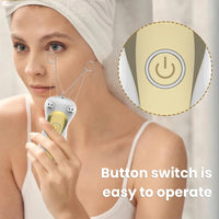 Electric Threading Epilator for Painless Facial Hair Removal