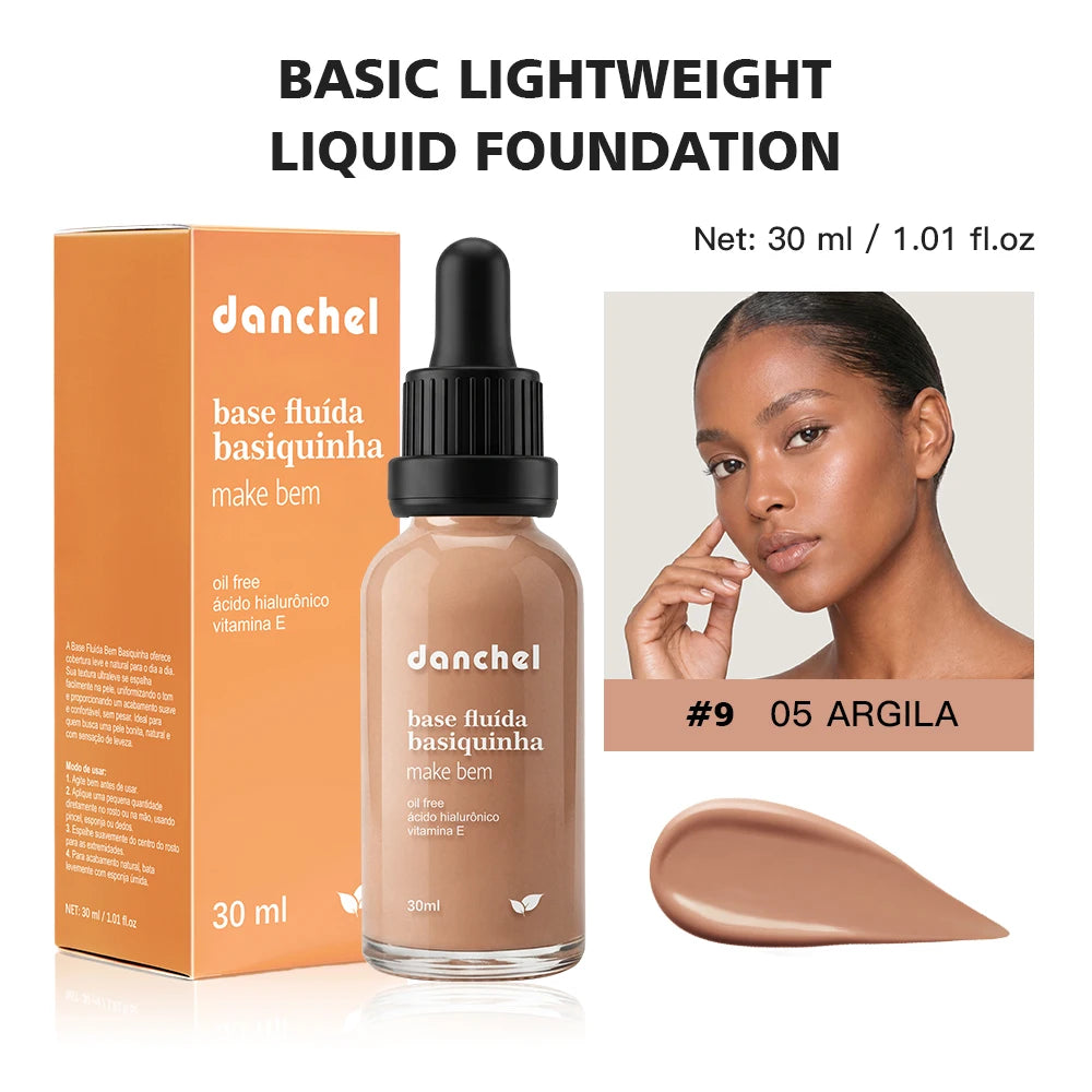 Matte Lightweight Liquid Foundation for Flawless Poreless Skin - 27