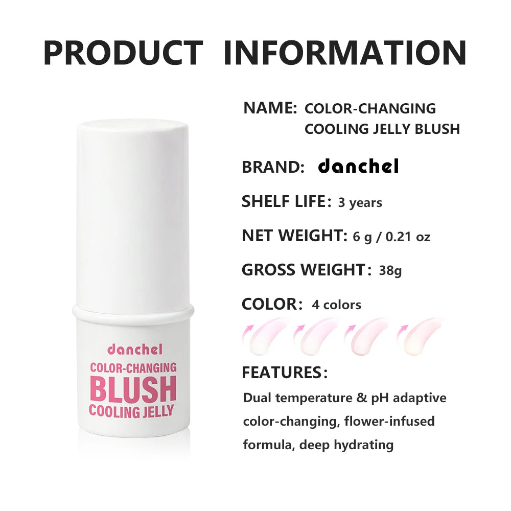 pH-Adaptive Color Changing Jelly Blush Stick - 17