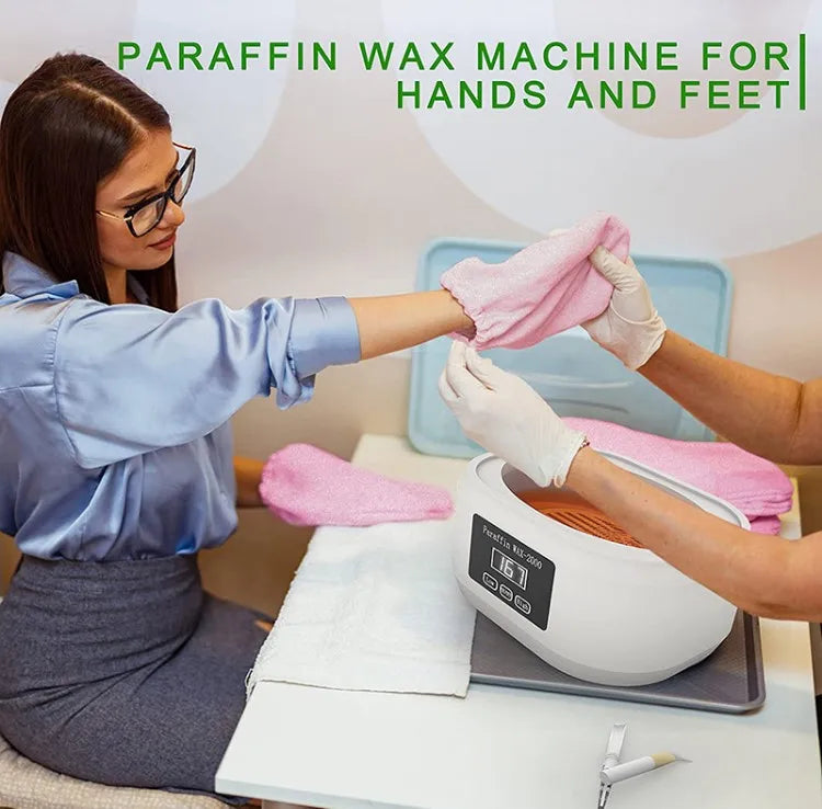 Professional Paraffin Wax Bath Warmer for Hands and Feet Spa - 7