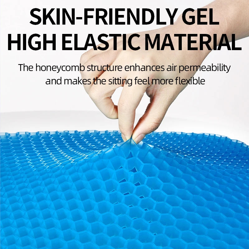 Honeycomb Gel Orthopedic Seat Cushion for Car and Office - 6