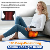 Heated Hip and Lower Back Support Brace